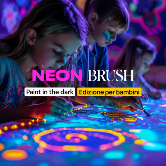 Neon Brush Kids: un'esperienza artistica per tutta la famiglia POSTO